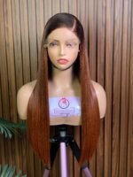 LUXURY BONESTRAIGHT WIG (HOT CHOCOLATE)